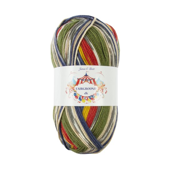 James C Brett Camo Fairground DK Yarn 100g image number 1
