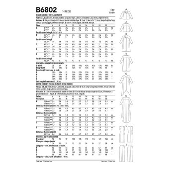 Butterick Jacket and Dress Sewing Pattern B6802 (14-22)