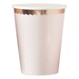 Ginger Ray Polka Dot Rose Gold Paper Cups 8 Pack image number 1