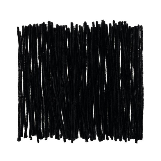Black Pipe Cleaners 100 Pack image number 5