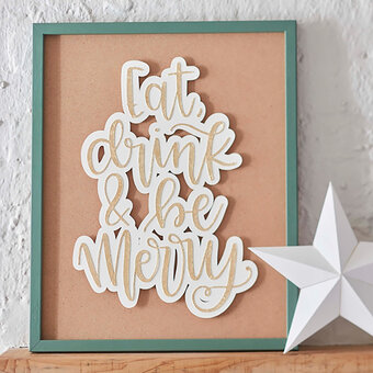 Cricut: How to Make a Christmas Sign
