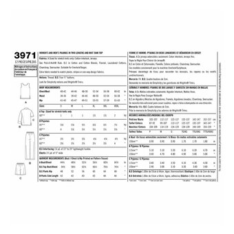 Simplicity Men&rsquo;s Pyjamas Sewing Pattern 3971 (S-L)