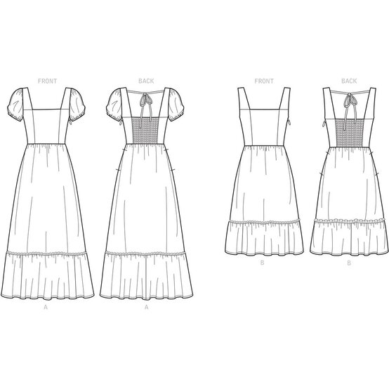 New Look Women&rsquo;s Dress Sewing Pattern N6692 image number 3