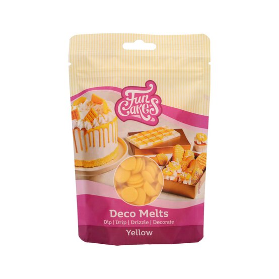 Funcakes Yellow Deco Melts 250g image number 1