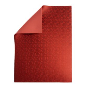 Red Hologram EVA Foam Sheet 22.5cm x 30cm