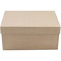 Mache Rectangular Box with Lid 20cm image number 3