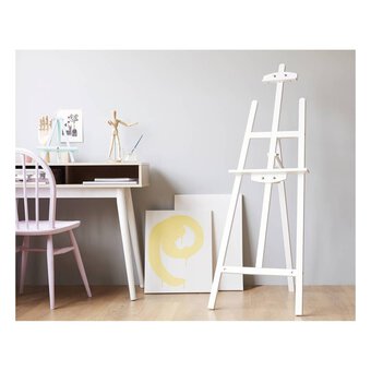 White Studio Display Easel 154cm