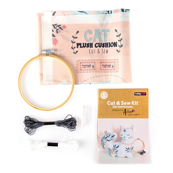 Artisan Cut and Sew Fabric Panel Cat Kit image number 3