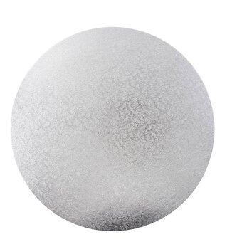 Silver Round Double Thick Card Cake Board 13 Inches