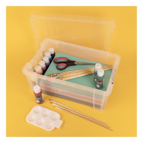 Whitefurze Allstore 10 Litre Clear Storage Box  image number 2