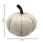 Grey Plush Pumpkin 12cm image number 4
