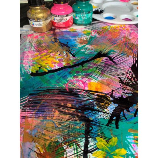 Daler-Rowney System3 Phthalo Green Acrylic Ink 29.5ml image number 4