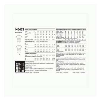 New Look Women's Top Sewing Pattern N6672