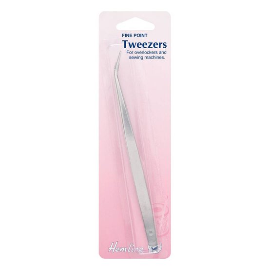 Hemline Fine Point Tweezers image number 1