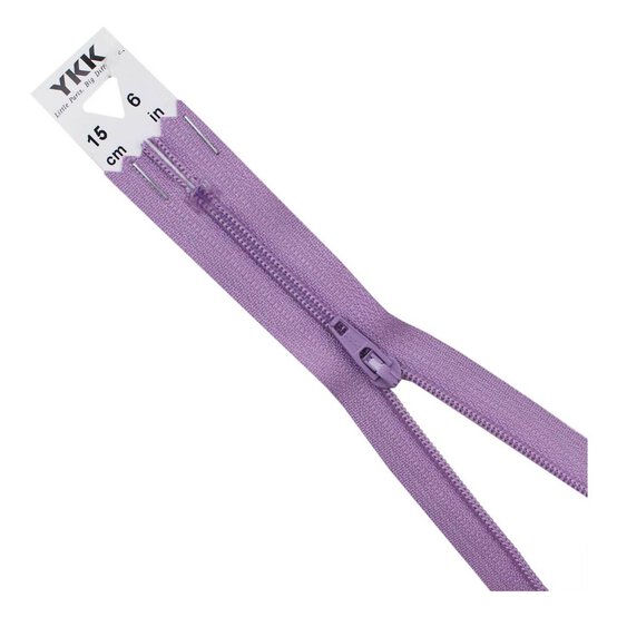 YKK Purple Dress and Skirt Zip 15cm