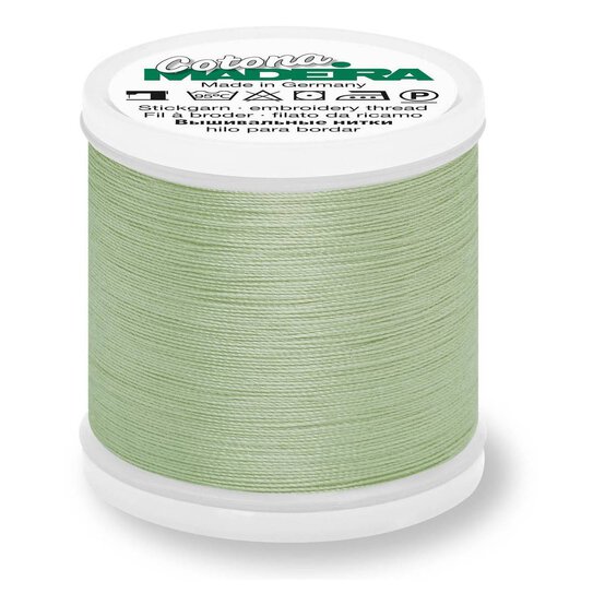 Madeira Light Green Cotona 30 Thread 200m (711) image number 1