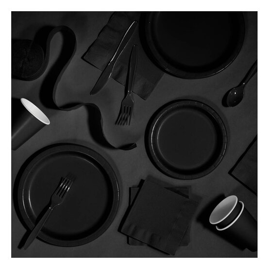 Black Velvet Lunch Napkins 20 Pack image number 3