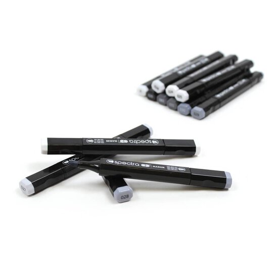 Chartpak Cool Greys Spectra AD Markers 12 Pack image number 1