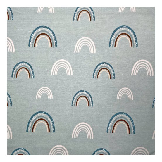 Rainbow Cotton Spandex Jersey Fabric by the Metre image number 2