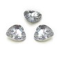Hemline Clear Novelty Crystal Button 3 Pack image number 1