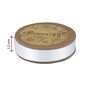 White Double-Faced Satin Ribbon 12mm x 5m image number 4