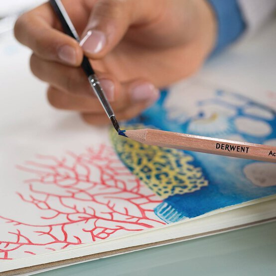 Derwent Academy Watercolour Pencils 24 Pack image number 6