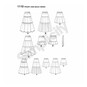 Simplicity Tiered Skirt Sewing Pattern 1110 (XXS-XXL) image number 2