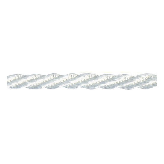 Berisfords White Barley Twist Rope by the Metre image number 1