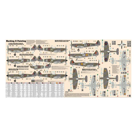 MisterCraft Spitfire Mk.VIIIc Model Kit 1:72 image number 2
