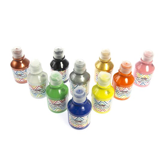 Kids&rsquo; Copper Acrylic Paint 150ml image number 4