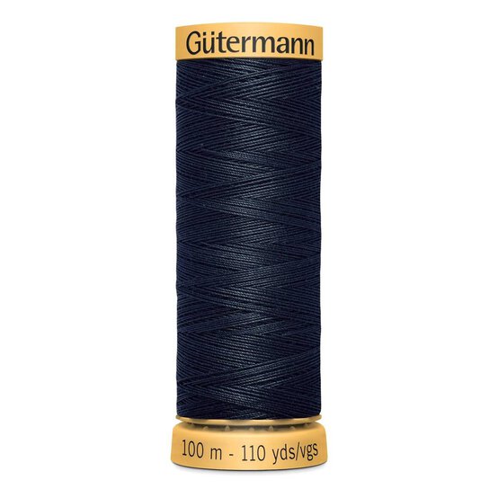 Gutermann Grey Cotton Thread 100m (5412) image number 1