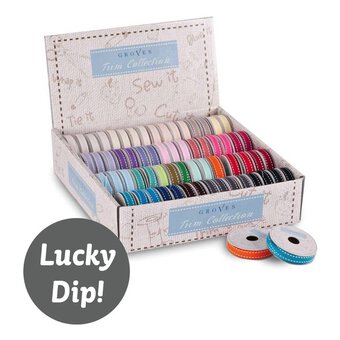 Stitched Grosgrain Ribbon Assortment 8 mm x 1.83 m