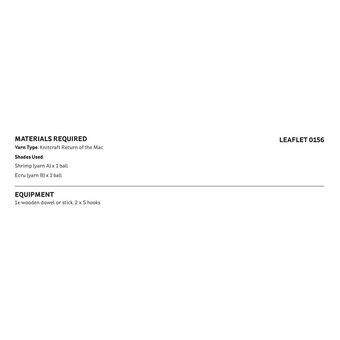 Knitcraft Macram&eacute; Wall Hanging Digital Pattern 0156