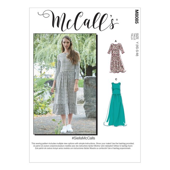McCall&rsquo;s Women's Dress Sewing Pattern M8085 (L-XXL) image number 1