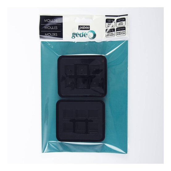 Pebeo Gedeo Cube Moulds 2 Pack image number 1
