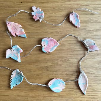 How to Make an Autumn Salt Dough Garland