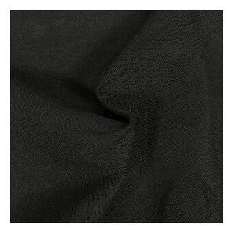 Black Jinke Cloth Fabric by the Metre
