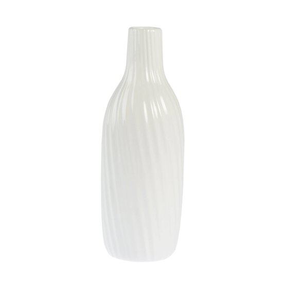 Ceramic Tall Wavy Vase 24cm image number 1