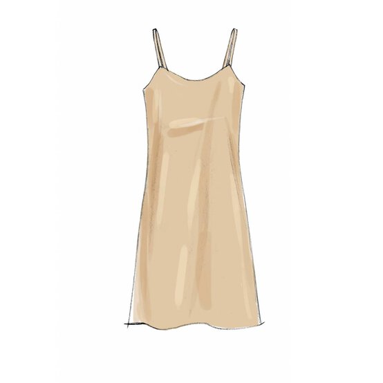 McCall&rsquo;s Dress and Slip Sewing Pattern M6696 (8-16) image number 5