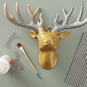 How to Decoupage a Mache Stags Head image number 1