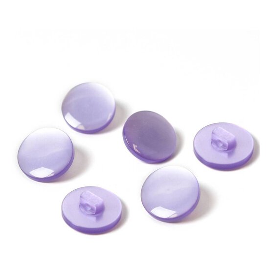 Hemline Lilac Basic Knitwear Button 6 Pack image number 1
