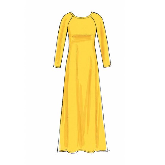 McCall&rsquo;s Dress and Leggings Sewing Pattern M7122 (XS-M) image number 3