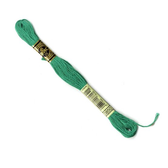 DMC Green Mouline Special 25 Cotton Thread 8m (3850) image number 1