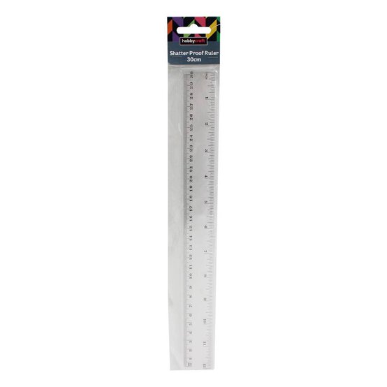 Transparent Shatterproof Ruler 30cm image number 2