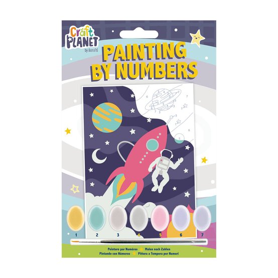 Space Painting by Numbers A5 image number 1