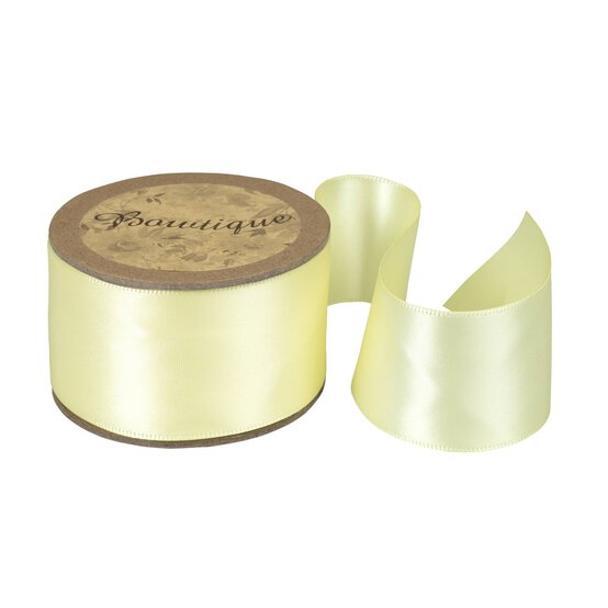 Baby Maize Double-Faced Satin Ribbon 36mm x 5m image number 1