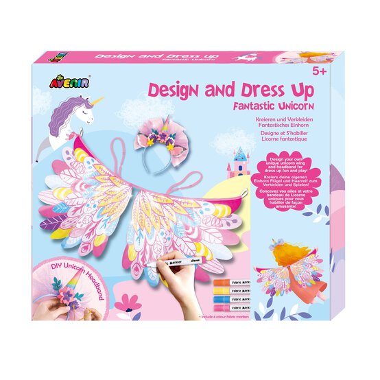 Design and Dress Up Fantastic Unicorn  image number 1
