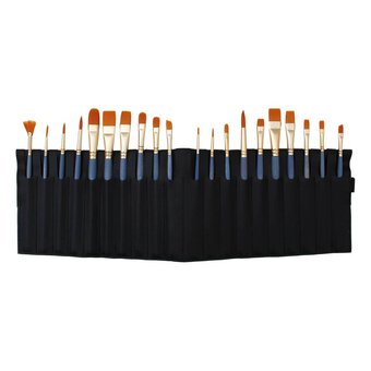 Gold Taklon Brushes 20 Pack