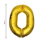 Extra Large Gold Foil Number 0 Balloon image number 2