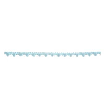 Light Blue 7mm Pom Pom Trim by the Metre